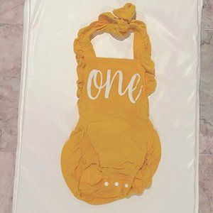 ONE baby romper for one year old photos